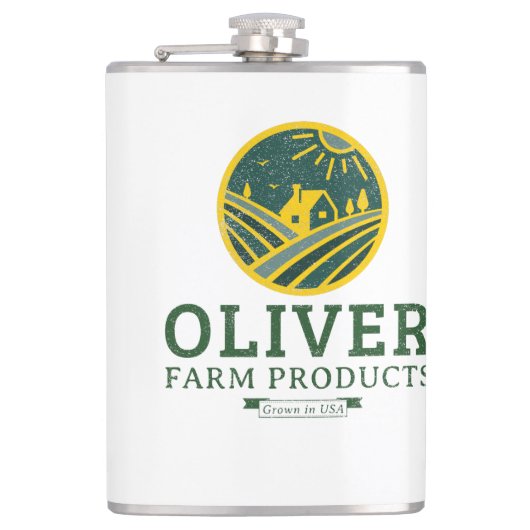 Oliver Farming フラスク (正面)