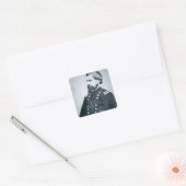Oliver Otis Howard (写真b/w) スクエアシール (封筒)