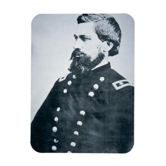 Oliver Otis Howard （写真b/w） マグネット (縦)
