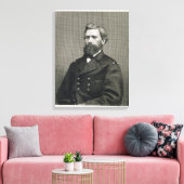 Oliver Otis Howard (1830-1909)、ロバート刻印 キャンバスプリント (インサイチュ (リビング))