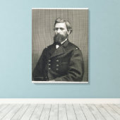 Oliver Otis Howard (1830-1909)、ロバート刻印 キャンバスプリント (インサイチュ (ウッドフロア))