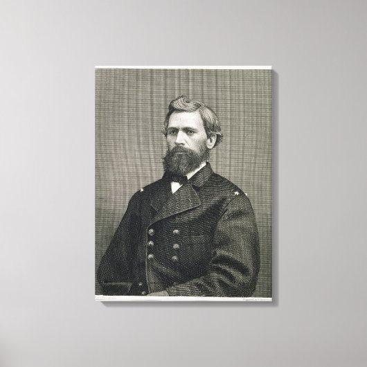 Oliver Otis Howard (1830-1909)、ロバート刻印 キャンバスプリント (正面)