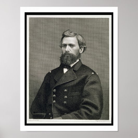 Oliver Otis Howard (1830-1909)、ロバート刻印 ポスター (正面)