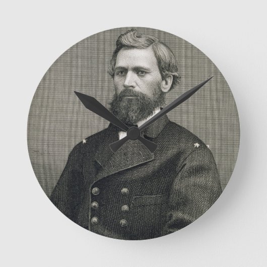 Oliver Otis Howard (1830-1909)、ロバート刻印 ラウンド壁時計 (正面)
