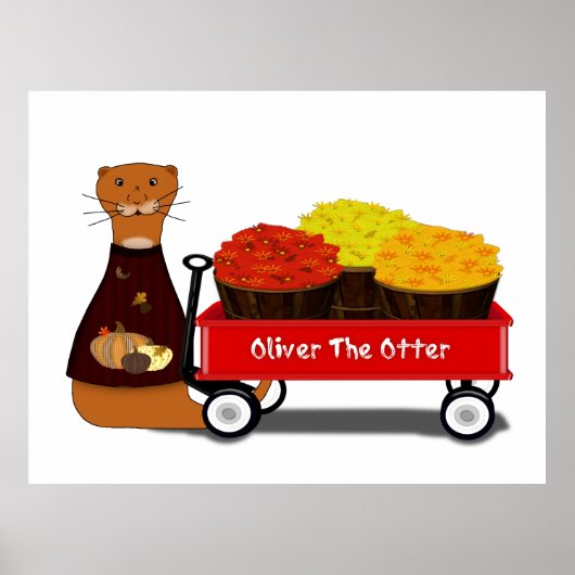 Oliver The Otter Gets Ready For Autumn  ポスター (正面)