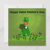 Oliver The Otter Picking Shamrocks – 聖パトリック (正面)