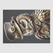 Oliver the Steampunk Owl - Decopage - 薄葉紙 (正面)