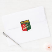 Oliver Tractorsのヴィンテージ販売とサービスサイン スクエアシール (封筒)