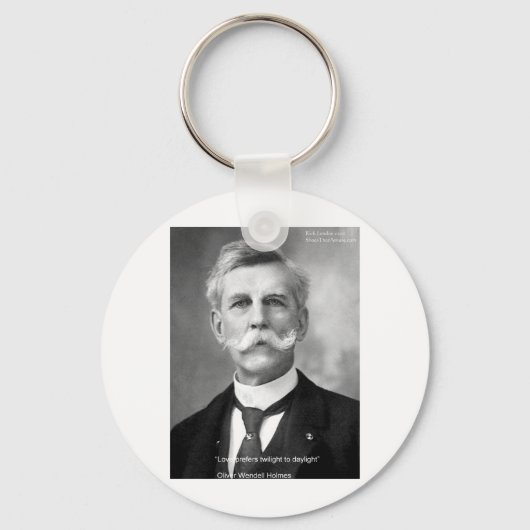 Oliver W Holmes "Love Twilight"引用文ギフト&カード キーホルダー (正面)