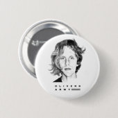 Oliversの軍隊の顔のデカールのバッジ 缶バッジ (正面&裏面)