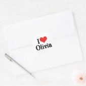 Oliviaが好き ラウンドシール (封筒)