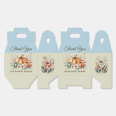 Oliviaカスタムの赤ちゃんシャワーに感謝 フェイバーボックス (見開き)