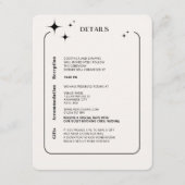 OLIVIAモダンアイボリー天囲いカード エンクロージャーカード (正面)