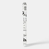 Olivia オリジナル 名前 ブラック ホワイト  Case-Mate iPhoneケース (裏面 / 左)