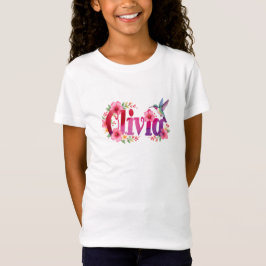 Olivia - 名前入りTシャツ - 子供用 Tシャツ