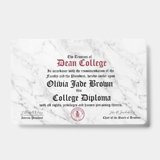 Olivia Jade Brown バッジ (正面)