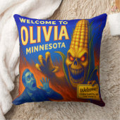 OLIVIA, MINNESOTA - CORN CAPITAL OF THE WORLD.   クッション (ブランケット)