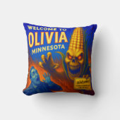 OLIVIA, MINNESOTA - CORN CAPITAL OF THE WORLD. クッション (正面)