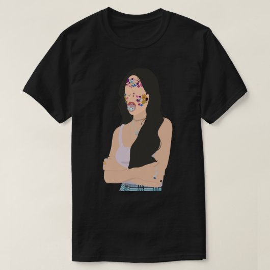 Olivia Rodrigoステッカー.png Tシャツ (デザイン正面)