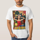 Olivia Rodrigo art nouveau Tシャツ (正面)