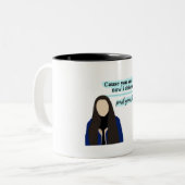 olivia rodrigo mugによる運転免許 ツートーンマグカップ (正面左)