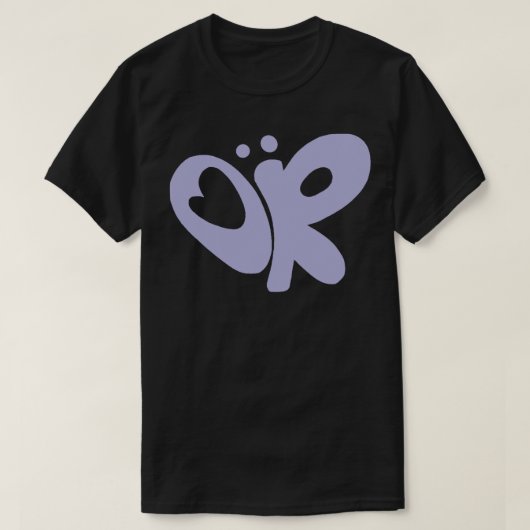 olivia rodrigo purple butterfly logo Sticker Tシャツ (デザイン正面)