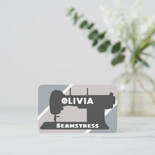 Olivia Seamstress名刺 名刺 (スタンド正面)