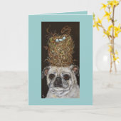 Olivia Steps Outカード カード (黄色い花)