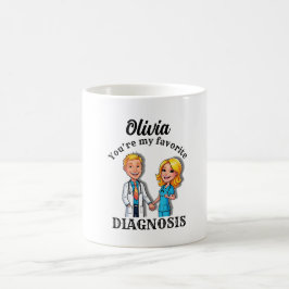 OLIVIA You’re my favorite diagnosis MD doctor コーヒーマグカップ