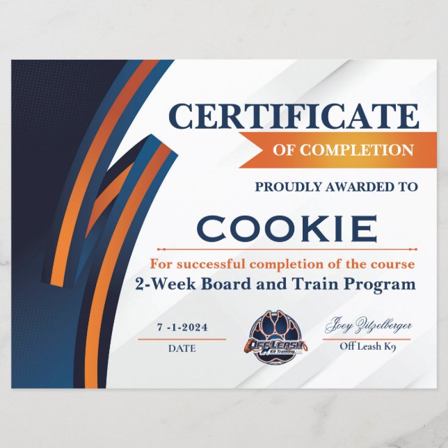 OLK9認定証#3 (正面)