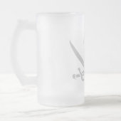 Ølkrusのgrå フロストグラスビールジョッキ (左)