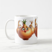 OLLY ONIONおもしろいノベルティ母の日のオフィスギフト コーヒーマグカップ (左)