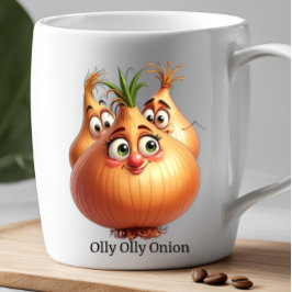 OLLY ONIONおもしろいノベルティ母の日のオフィスギフト コーヒーマグカップ