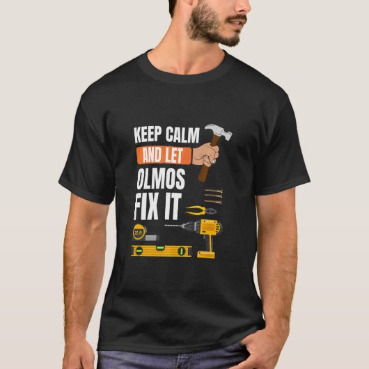 Olmos保がIt Handyman Construttiを修正 Tシャツ (正面)
