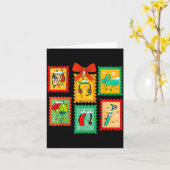 Ology Ologist Xmas Vibes Merry Christmas Stamps  カード (黄色い花)