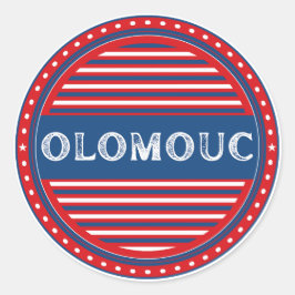 Olomouc City Pride Emblem – Czech Identity ラウンドシール
