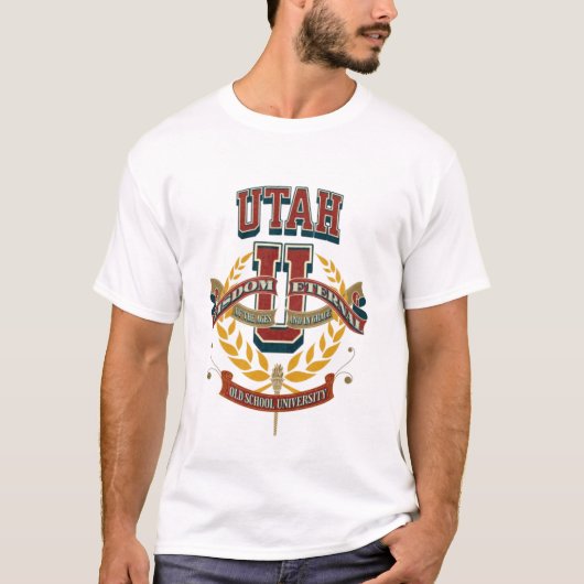 Ols scholl University of Utah Tシャツ (正面)