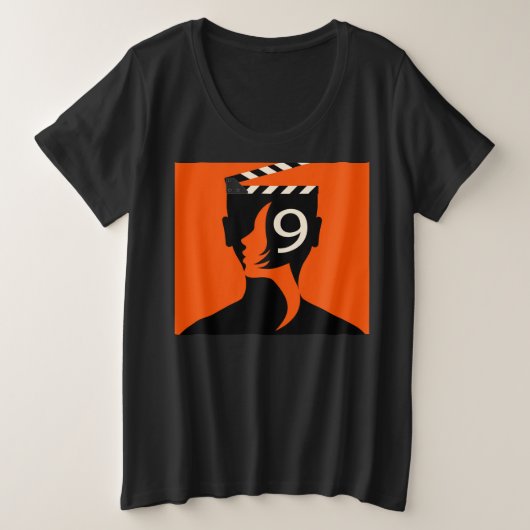 OLT: 9プラスサイズ女性のTシャツ プラスサイズTシャツ (デザイン正面)