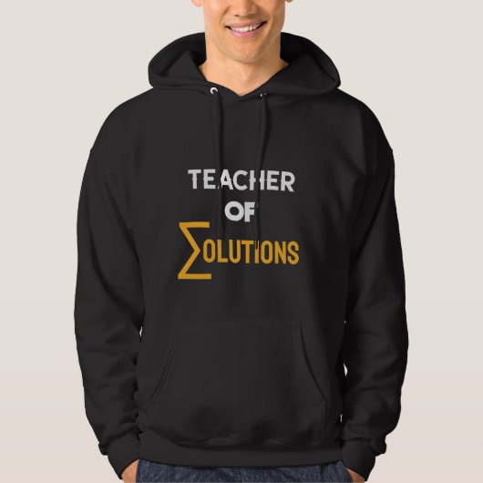 ∑olutionsの教師 代数数学の先生 パーカ (正面)