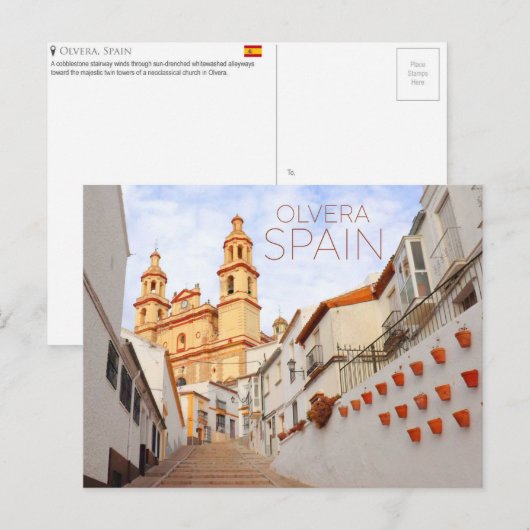 Olvera, Spain Travel Postcard ポストカード (正面/裏面)