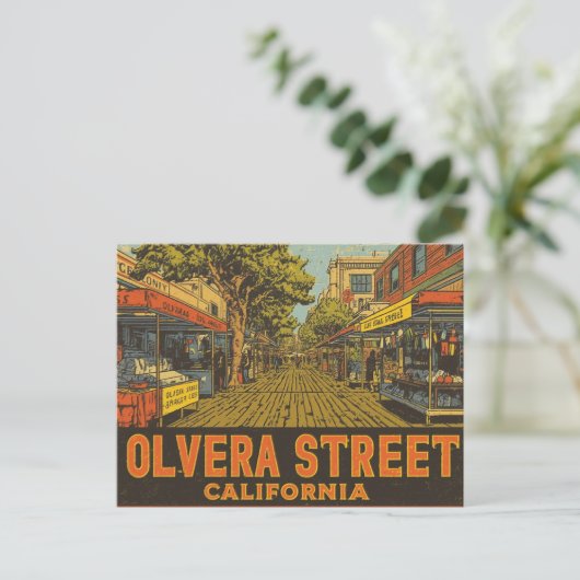 Olvera Street California ポストカード (スタンド正面)