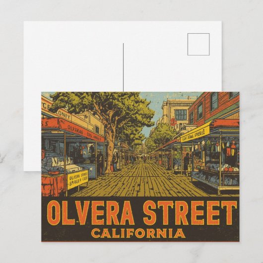 Olvera Street California ポストカード (正面/裏面)