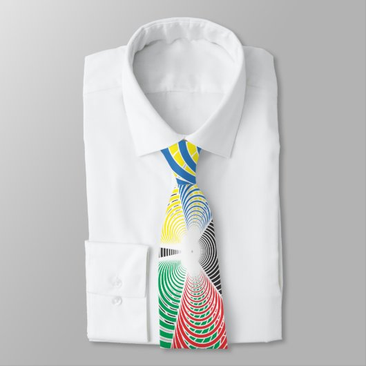 Olympic Circles Perspective ネクタイ (タイ)