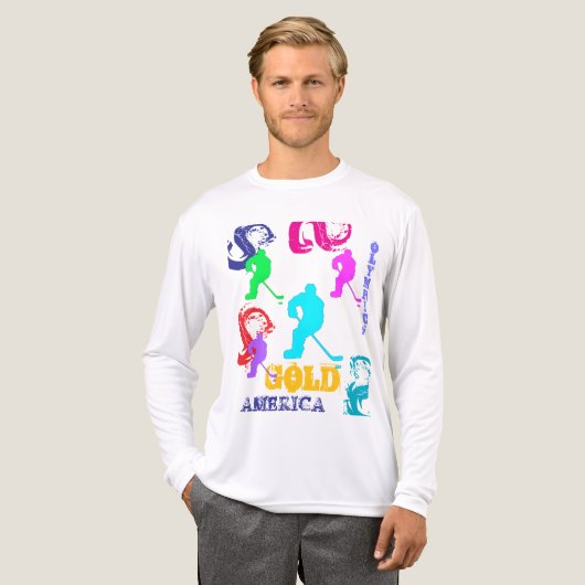 OLYMPIC HOCKEY トライブレンドTシャツ (正面全体)