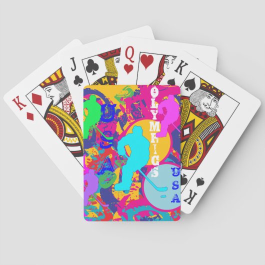 OLYMPIC HOCKEY トランプ (裏面)