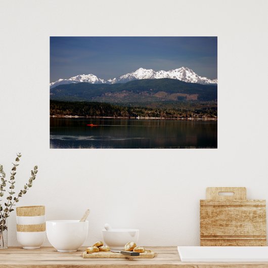 OLYMPIC MOUNTAINS ポスター (キッチン)