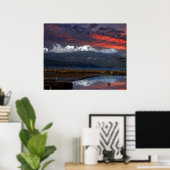 OLYMPIC MTS AND HOOD CANAL ポスター (ホームオフィス)