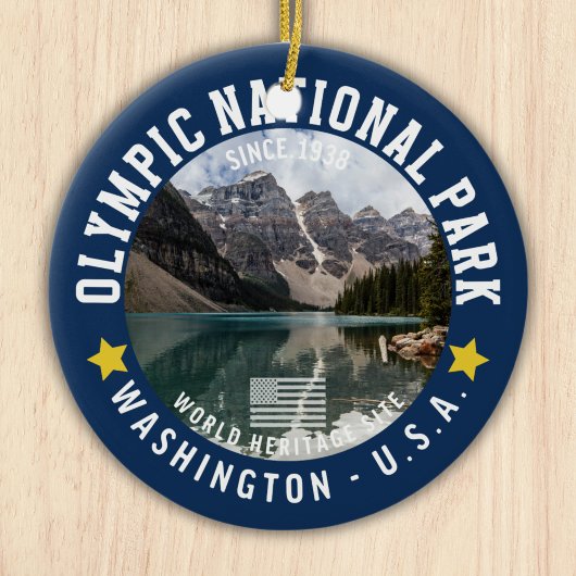 Olympic Naional Park Photo Forest Landscape セラミックオーナメント