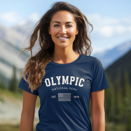 Olympic Naional Park Photo Forest Landscape トライブレンドＴシャツ