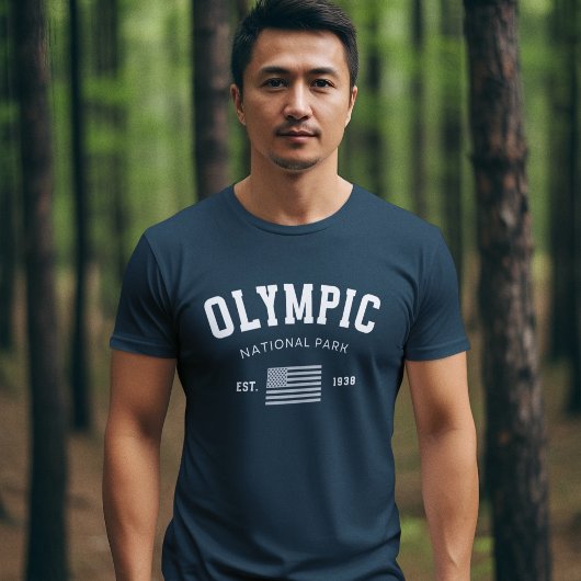 Olympic Naional Park Photo Lake Landscape Tシャツ
